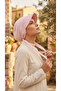 Koton Hat Powder Plain Ready-To-Wear Turban Hijab Bonnet Suitable for Medical Use - 8