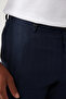 Men's Navy Blue Side Pocket Flexible Fabric Lightweight Relaxed Fit Trousers A41Y3206 - 6