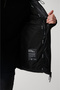 Men's White Water Repellent Windproof Hooded Puffer Jacket with Thermometer A32y6015 - 8