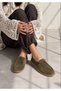 Femme Genuine Leather Suede Stretchy Women's Casual Shoes with Soles Loafers
