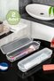 2 Pieces Fork Spoon Knife Pen Holder Box - Toothbrush Makeup Accessory Storage Container Box - Multix Box - 2