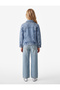 Cotton Covered Pocket Buttoned Long Sleeve Denim Jacket - 3