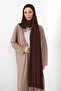 Neck-Covering Veil Featuring Combed Cotton Boned Shawl, Ps-58 - 5