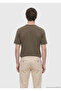 Khaki Plain 100% Cotton T-Shirt - 6