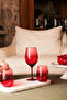 Larc Set of 4 Water Glasses Red 350 Cc - 4