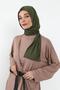 Combed Cotton Boneli Ready-Made Combed Cotton Hooded Shawl Two-Piece Set, Ps-57, Khaki - 6