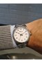 Metallic Steel Bracelet Calendar 10 Atm Waterproof Sapphire Glass Men's Wristwatch