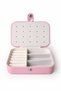 Compartmented Jewelry Box Pink 16 X 11 X 6 cm - 4