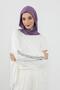Combed Cotton Boneli Ready-Made Combed Cotton Hooded Shawl Two-Piece Set, Ps-57, Purple 2 - 7
