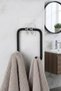 1 Piece Double Hook Bathroom Kitchen Hanger Metal Hanger Wall Hanger Organizer - 3