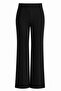 Women's High Waist Loose Fabric Pants - 6