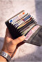 100% Genuine Leather -Nox- Model Multi-Compartment Magnetic Unisex Wallet - 6