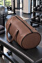 Faux Leather Duffel Bag, Travel and Carry-On Bag, Zippered, Large Volume, Durable, Stylish and Convenient Handbag - 2