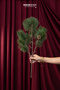 Christmas Ornament Pine Branch Mini Pine Cone Green 60 cm