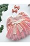 Lotus Sequin Sequin Holiday Special Day Birthday Girl Children's Party Dress - 6