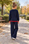 Girl's Knitwear Set with Trousers - 3
