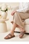 Dvm 210 Mink Suede Buckle Women's Slippers - 4