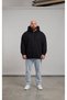 Black Kangaroo Model Oversize Mold Men's Sweatshirt