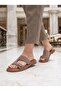 Dvm 210 Mink Suede Buckle Women's Slippers - 2