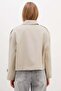 Buttoned Double-Breasted Collared Short Trench Coat - 8