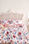 Elastic Sheet Duvet Cover Set Double Size Dai̇sy White - 4