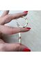 Steel Enameled Hoop Earrings (Ecru) - 2