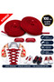 Takbırak Elastic Shoelaces, Smart Laces, New Generation Laces, Red