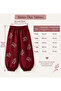 Girl's Balloon Cut Embroidered Pants - 4