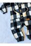 1/3 Year Old Baby Clothing Models Lumberjack Plaid Front Buttoned Hooded Baby Suit Jumpsuit - 6