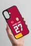 Rafael Leão Partial Jersey iPhone 16 Case (Glass) - Licensed Original - 3