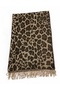 Premium Scarf Leopard Scarf Women's Winter Tassel Scarf Soft Textured Shawl - Shoulder Shawl Scarf 50X200 - 5