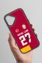 Rafael Leão Partial Jersey iPhone 17 Case (Glass) - Licensed Original - 3