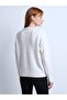 10640 Crew Neck Soft Textured Sweater-Ecru - 2