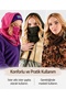 Women's Pink Fleece Beanie Snow Mask Balaklava Hat Scarf Neck Collar Snow Mask - 4