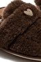 Mammy Plush Women's House Slippers Brown 37/41 - 2