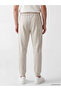 Özmarka New Season Beige Regular Fit Men's Jogger Sweatpants - 3