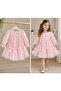 Babyaden Colorful Polka Dot Patterned Flared Tulle Baby Girl Dress