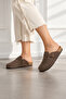 Eliza Women's Brown Comfortable Cork Sole Casual Sabo Daily Boston Slippers - 3
