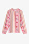 Girl's Pink Snailmail Cuties Cotton Long Sleeve 2-Piece Pajama Set - 3