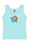 Özkan 41600 5 Pack Girl's Mixed Color Patterned Cotton Soft Comfortable Thick Strap Tank Top - 4