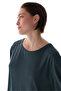 Gray Crew Neck Oversized Modal T-Shirt - 3