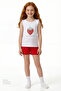 Girl's Red Berrylicious Short Sleeve 2-Piece Pajama Set