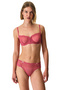 Fuchsia Underwire Strapless Bra