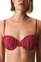 Fuchsia Dayana Shell Glitter Bikini Top - 3