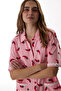 Pink Just Chill Cotton Piece Shirt Pants Pajama Set - 3