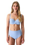 Light Blue High Bikini Bottom - 4