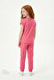 Girl's Pink Cute Rabbit 2-Piece Pajama Set - 2