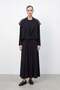 Women's Stone Embellished Vest Detailed Two-Piece Dress – 12683Elb Black