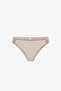 Ecru Rosaldi Crochetta Side Openwork Patterned Mid-Waist Bikini Bottom - 3