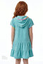 Girl's Sweet Pastel Mint Towel Kaftan - 2
